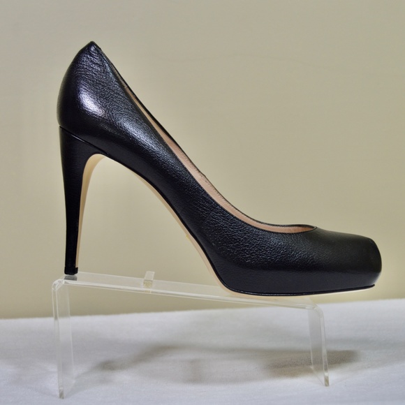 Black Round Toe Hidden Platform Pumps Made in Italy 🇮🇹 - Picture 7 of 13